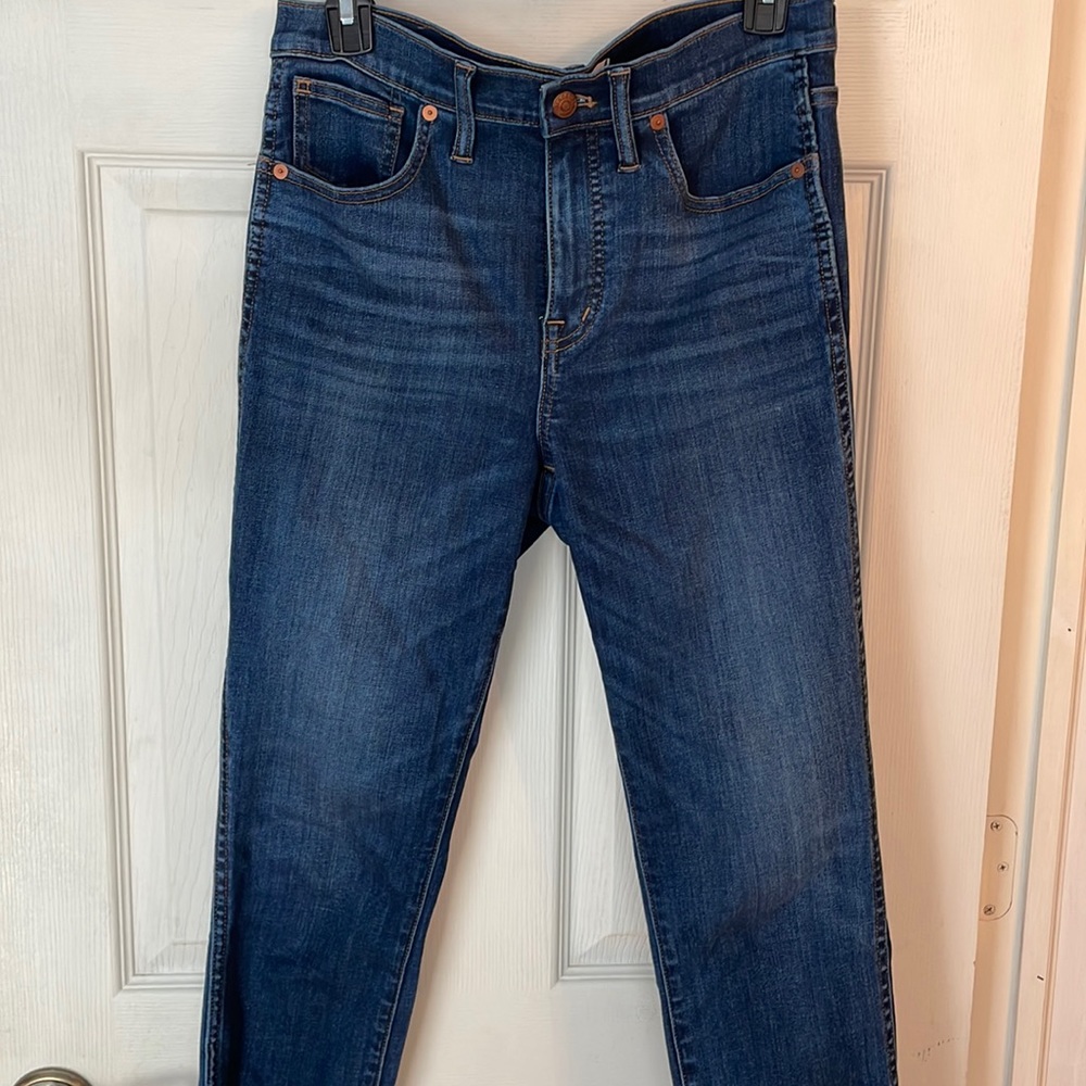 28 Tall Madewell Dark Wash Skinny Jeans